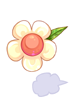 Costume White Flower artwork