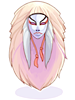 Costume Kabuki Mask artwork