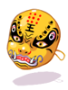 Costume Tiger Arhat Mask artwork