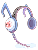 Costume Note Headphone artwork