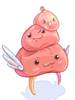 Costume Triple Poring Hat artwork