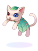 Costume Leaf Cat Hat artwork