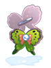 Costume Butterfly Hairpin artwork