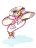 Costume Lolita Ten Gallon Hat artwork