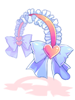 Costume Heart Ribbon Hairband artwork
