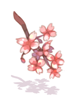 Costume Cherryblossom in Mouth artwork