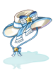 Costume Aqua Ten Gallon Hat artwork