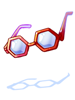 Costume Hexagon Glasses artwork