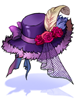 Costume Lady Feather Hat artwork