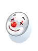 Costume Happy Pierrot Mask artwork