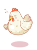 Costume Chick Hat J artwork