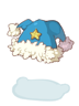Costume Blue Santa Hat artwork