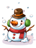 Costume Snowman Hat artwork