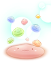 Costume Popping Poring Aura artwork