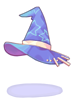 Costume Blue Magician Hat artwork
