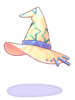 Costume White Wizard Hat artwork