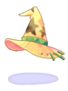 Costume Yellow Wizard Hat artwork