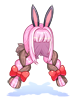 Costume Chocolate Rabbit Hair artwork