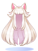 Costume White Cat Ear Wig artwork