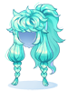 Costume Hyper Novice Pony (Blue-Green) artwork