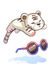 Costume White Tiger Glasses artwork