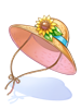 Costume Hooked Straw Hat artwork